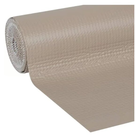 Duck Smooth Top Easy Liner NonAdhesive Shelf Liner, 12-In x 10-Ft, Taupe - Picture 4 of 4